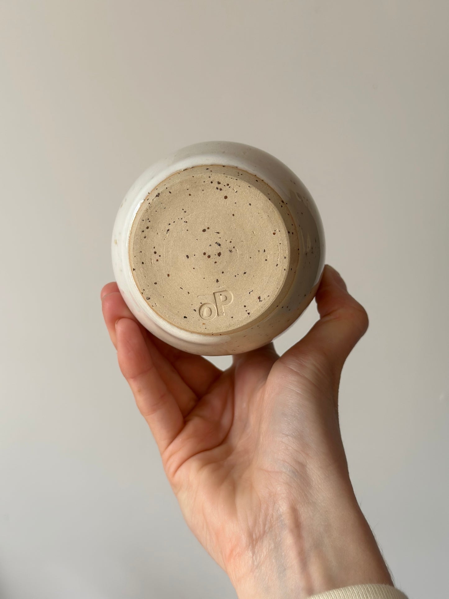 White Speckled Tumbler